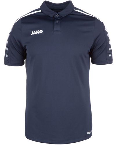 JAKÒ Polo Striker 2.0 Poloshirt - Blau