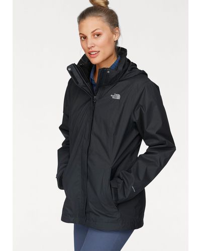 The North Face 3-in-1-Funktionsjacke EVOLVE II TRICLIMATE (2-St) - Blau