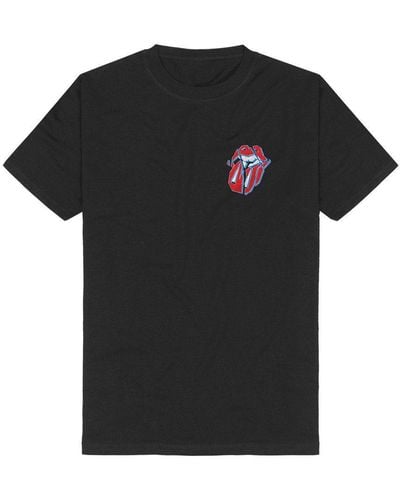 The Rolling Stones T-Shirt Hackney Diamonds Circle Tongue - Schwarz