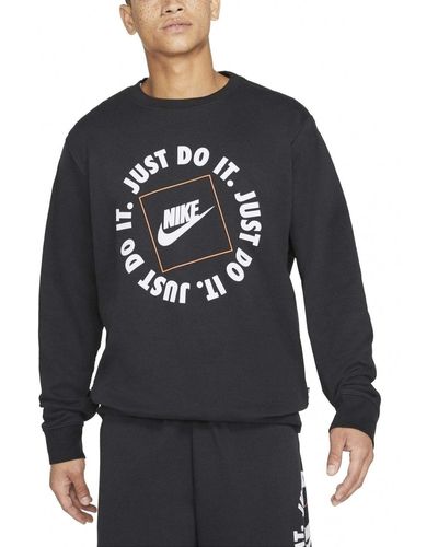Nike Sweater Sportswear JDI Fleece Crew - Blau