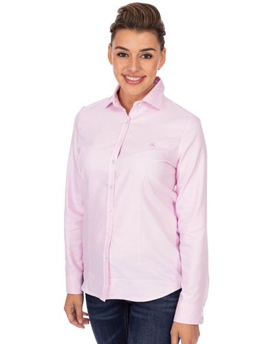 OS-Trachten Trachtenbluse Bluse FRANKENTHAL rosa - Pink