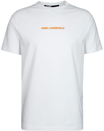 Karl Lagerfeld T-Shirt CREWNECK (1-tlg) - Weiß