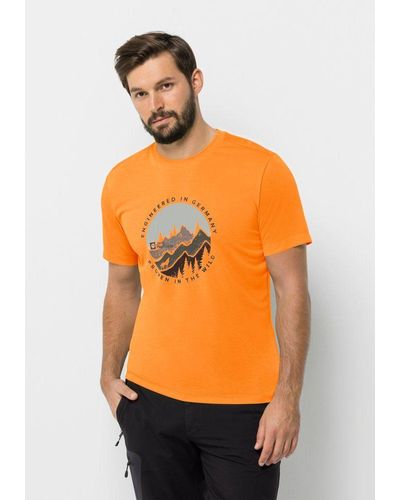 Jack Wolfskin Shirt HIKING /S T M - Orange