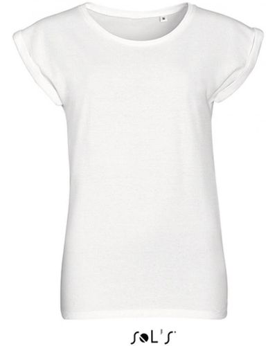 Sol's Rundhalsshirt Round Neck T-Shirt Melba - Weiß