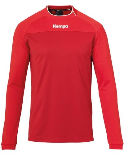 Kempa Sweatshirt Prime Shirt langarm Dunkel - Rot