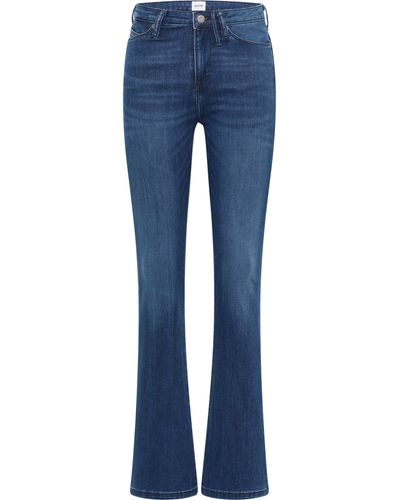Mustang Comfort-fit-Jeans Style June Flared - Blau