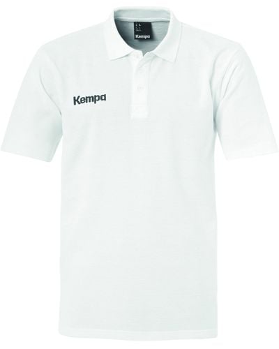 Kempa Poloshirt CLASSIC POLO SHIRT blau - Weiß