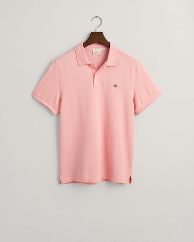 GANT T-Shirt REG SHIELD SS PIQUE POLO - Pink