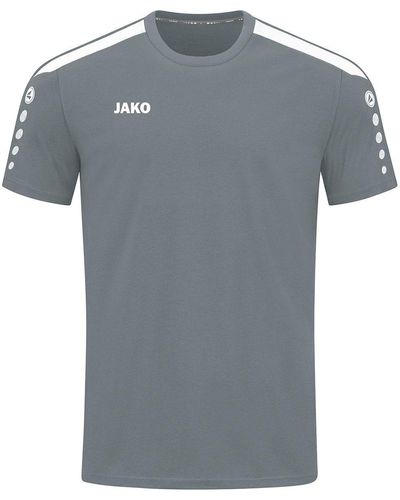 JAKÒ Kurzarmshirt T-Shirt Power steingrau