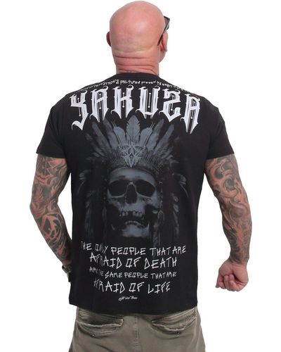 Yakuza T-Shirt Afraid Of Life - Schwarz