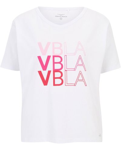 Venice Beach T-Shirt VB Reagan (1-tlg) - Weiß