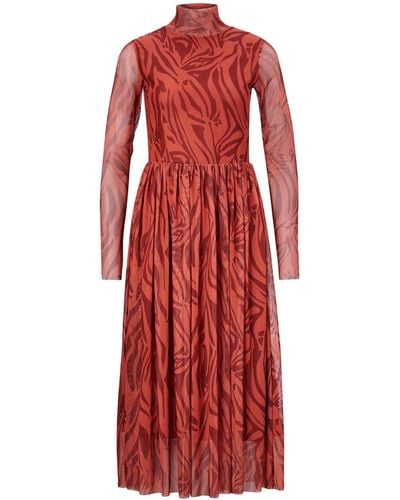 Rich & Royal Sommerkleid Tageskleid (1-tlg) - Rot
