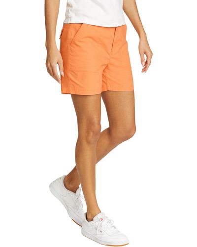 Eddie Bauer Adventure Ripstop Shorts - Orange