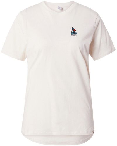 Iriedaily T-Shirt Duck (1-tlg) Stickerei - Weiß