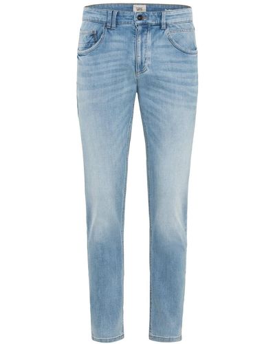 Camel Active Regular-fit-Jeans Denims 5-Pocket, Bleach Blue - Blau