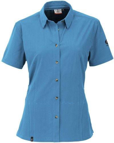 Maul Sport ® Outdoorbluse Bluse Gamsegg - Blau