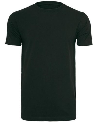 Build Your Brand Rundhalsshirt ,Organic T-Shirt Round Neck, Single-Jersey - Grün