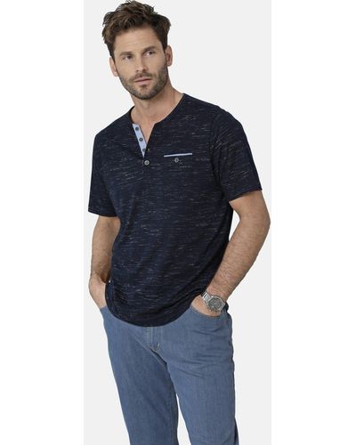 Babista T-Shirt BELLAVANTE in melierter Streifenoptik - Blau