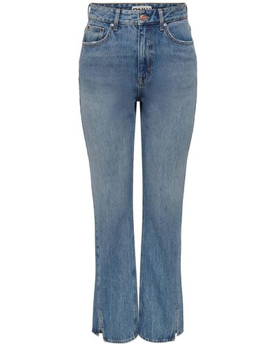 ONLY 5-Pocket- Jeans ONLBILLIE Straight Fit (1-tlg) - Blau