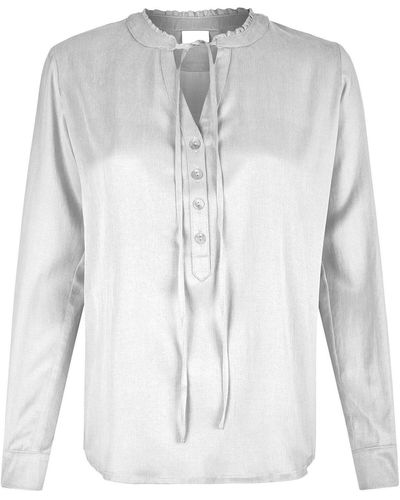 H. Moser & Cie. Shirtbluse Bluse Berta - Weiß