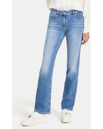 Gerry Weber Stoffhose 5-Pocket Jeans ANNIK STRAIGHT FIT - Blau