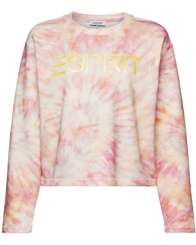 Esprit Sports Logo-Sweatshirt mit Print (1-tlg) - Pink