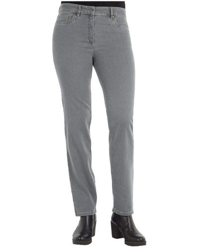 ZERRES 5-Pocket-Jeans keine Angabe regular fit (1-tlg) - Grau