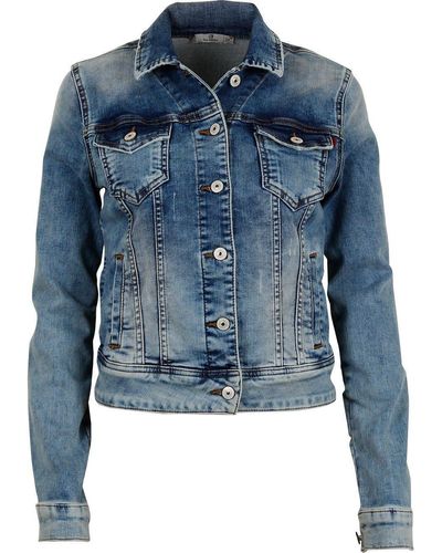 LTB Jeansjacke DEAN X mit Brusttaschen und Kragen - Blau