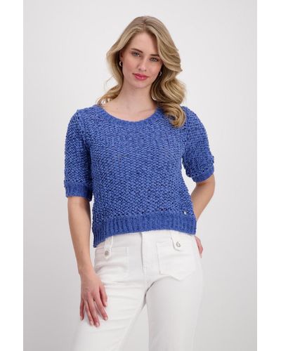Monari Sweatshirt Pullover, denim blue - Blau