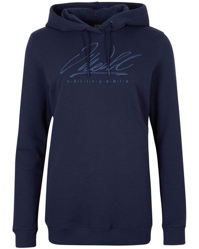 O'neill Sportswear Hoodie Script mit -in-Ton Markenschriftzug - Blau