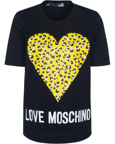 Love Moschino T-Shirt Top - Schwarz
