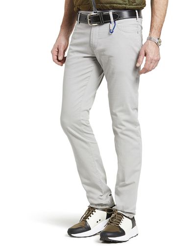 Meyer Slim-fit-Jeans 'M5' aus europäischer Produktion - Grau