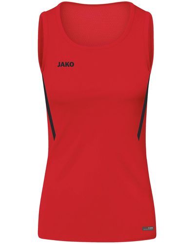 JAKÒ T-Shirt Challenge Tanktop default - Rot