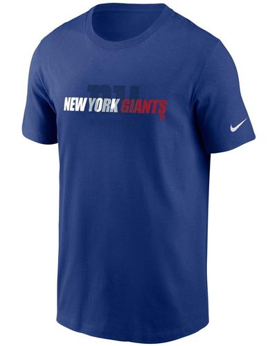 Nike Print-Shirt NFL Tonal Essential New York Giants - Blau