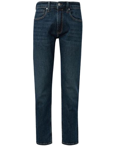 S.oliver Jeans Mauro / Regular Fit / High Rise / Tapered Leg - Blau