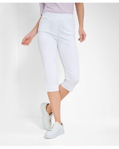 RAPHAELA by BRAX 5-Pocket-Jeans Style PAMINA CAPRI - Weiß