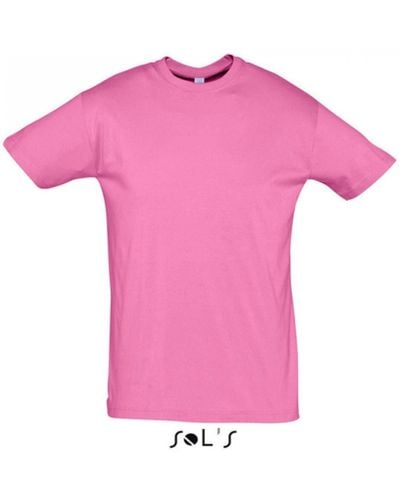 Sol's Rundhalsshirt Regent 150 T-Shirt - Pink