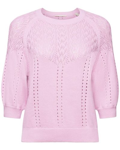 Edc By Esprit Strickpullover - Pink