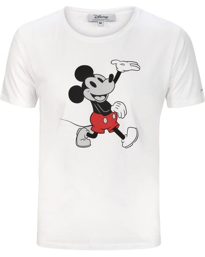 ONOMATO! Mickey Mouse T- Kurzarm-Shirt - Weiß
