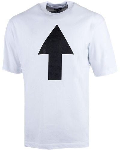 Balenciaga T-Shirt EXTREME OVERSIZED ARROW TEE - Weiß