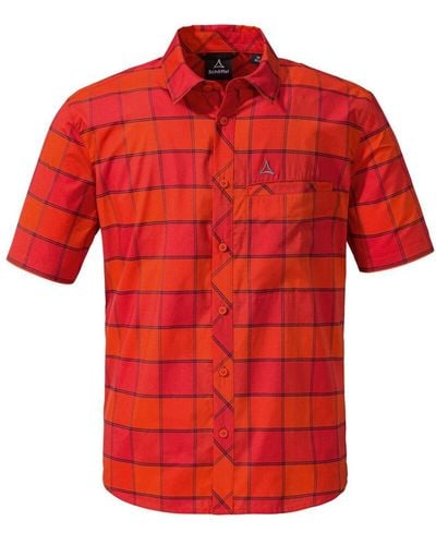 Schoeffel Outdoorhemd Shirt Buchstein M - Rot