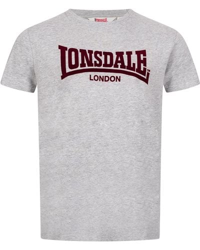 Lonsdale London T-Shirt LL008 ONE TONE - Weiß