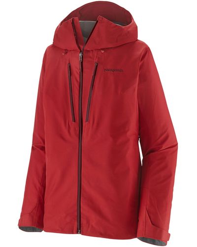 Patagonia Women's Triolet Jacket Outdoorjacke winddicht, atmungsaktiv, wasserdicht - Rot