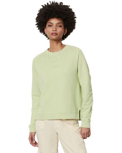Marc O' Polo Marc 'Polo DENIM Sweatshirt Im modernen O-Shape, locker geschnitten und Raglanärmeln - Grün