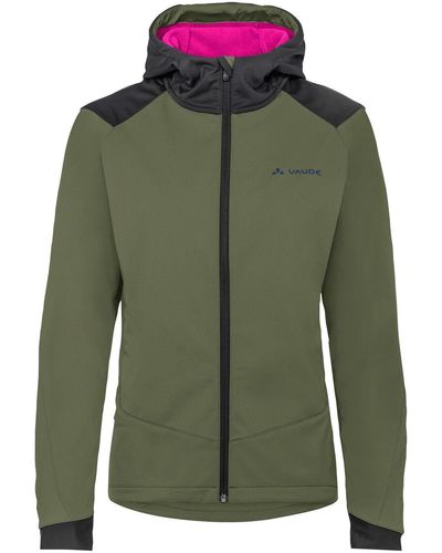 Vaude Outdoorjacke Women's Qimsa Softshell Jacket (1-St) Klimaneutral kompensiert - Grün