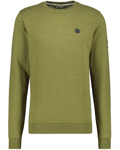 Alife & Kickin Sweatshirt VincentAK A Pullover mit Rippbündchen (1-tlg) - Grün