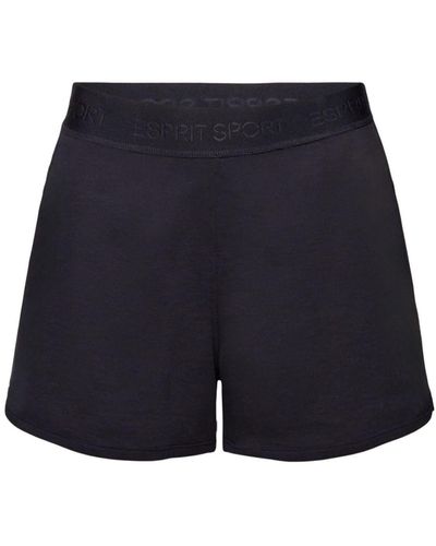 Esprit Sports Jogger-Shorts (1-tlg) - Blau