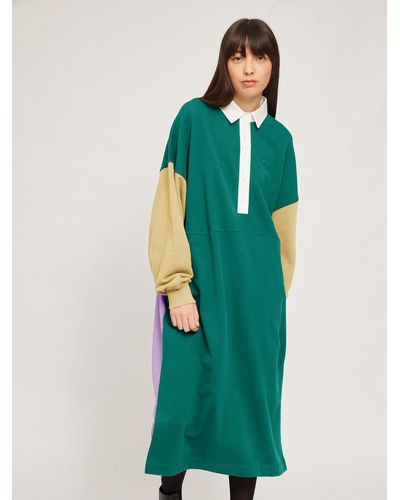 Mazine Midikleid Paoli Sommer-Kleid Sexy Abendkleid - Grün
