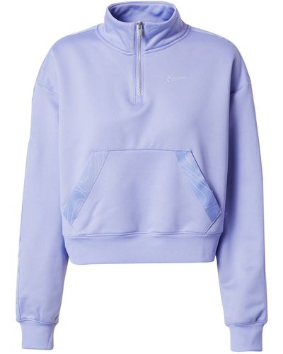 Nike Sweatshirt (1-tlg) Seitenstreifen - Blau