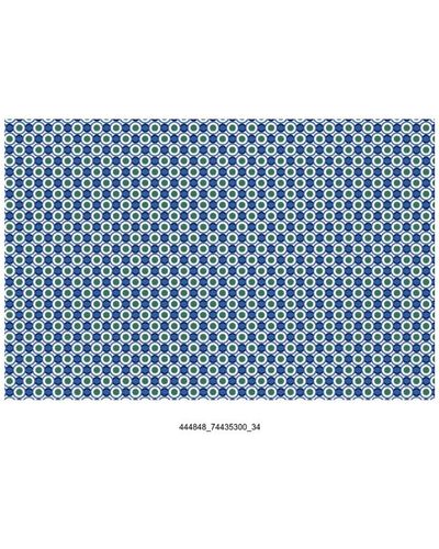 Brax Kurzarmhemd Dan P (44-4848) Minimalprint - Blau